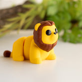 Flexi Friend African Lion - Flexible 3D Printed Toy - The 3D Print Smiths